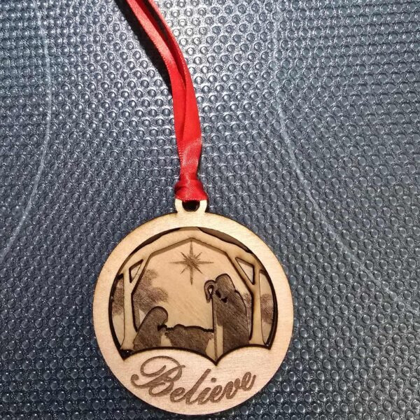 Nativity Scene Christmas Ornament