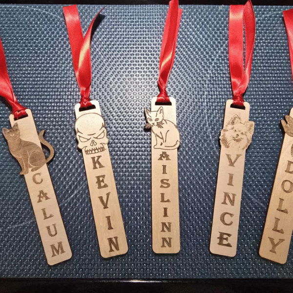Personalized Wooden Bookmarks