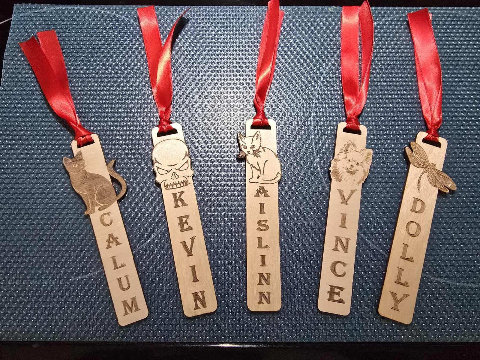 Personalized Wooden Bookmarks