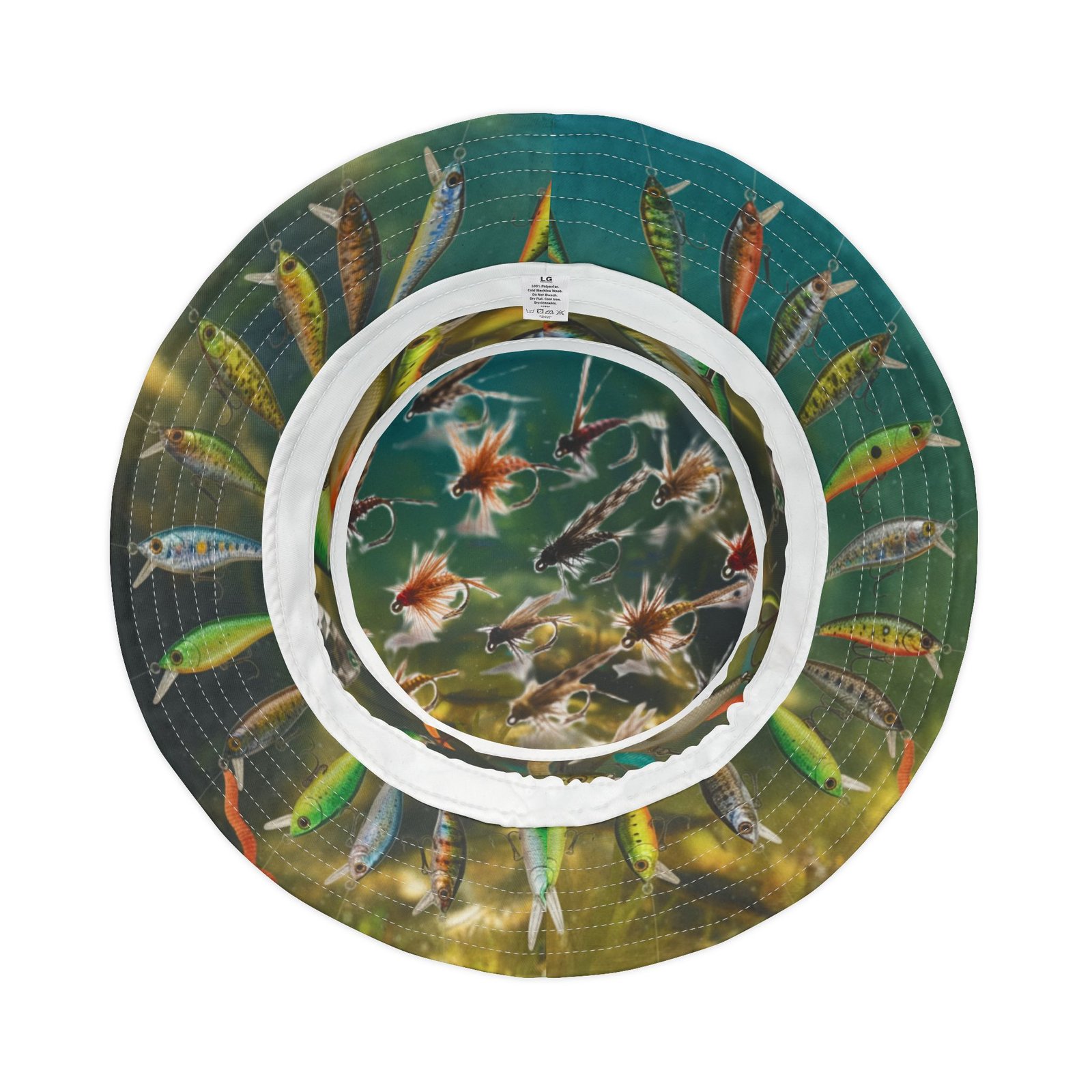 Fishing Themed Bucket Hat - Image 8