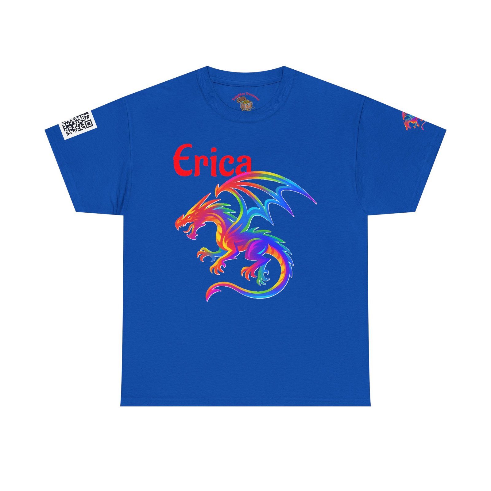 Personalized Colorful Dragon Graphic Tee - Image 10