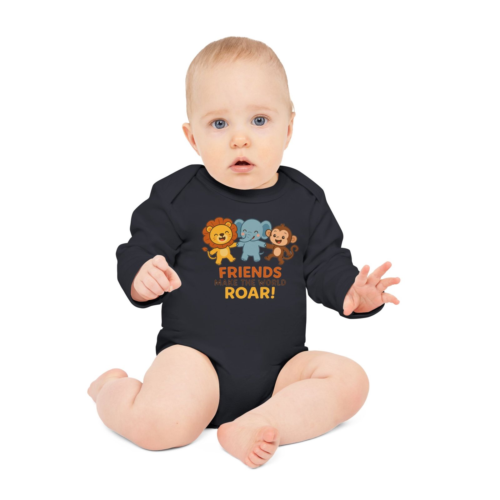 Cute Animal Friends Baby Bodysuit - Image 6