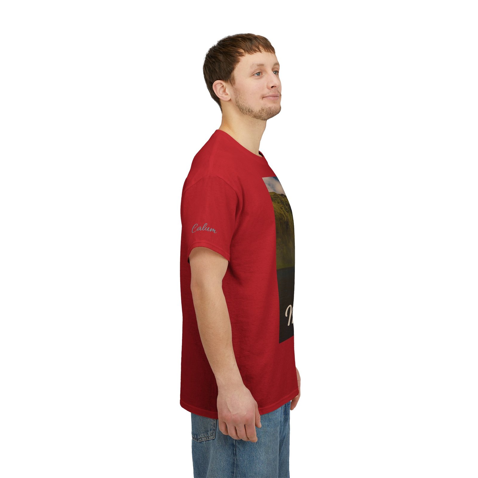 Personalized Faith Can Move Mountains Tee w/ Angel on Your Shoulder - Image 5