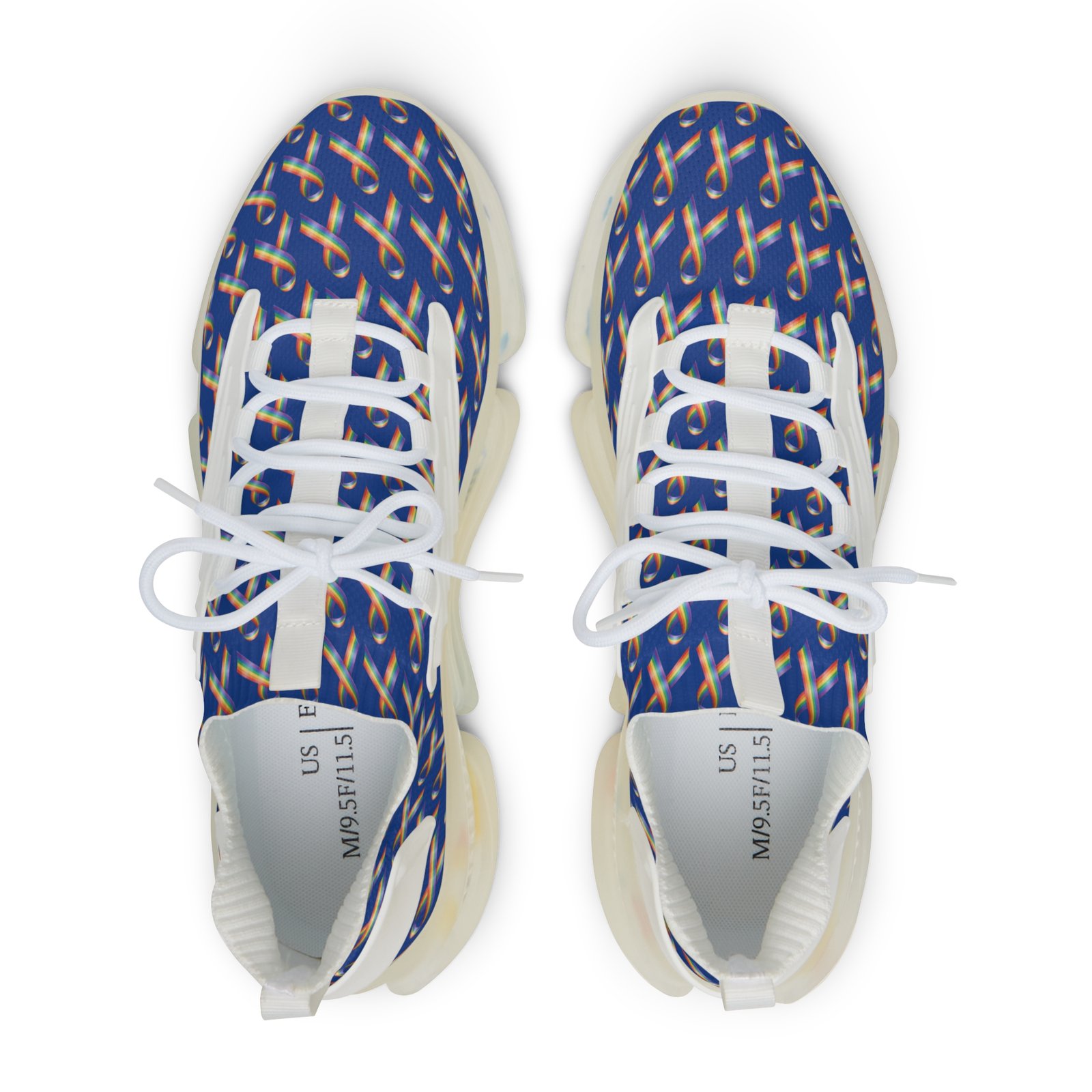 Diversity, Inclusivity, Integrity, and Equality Men's Mesh Sneakers - Image 2