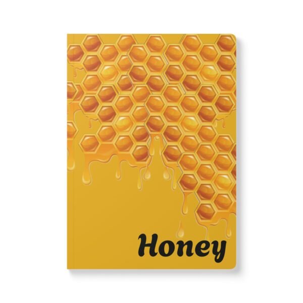 Personalized Honeycomb Bee Softcover Journal