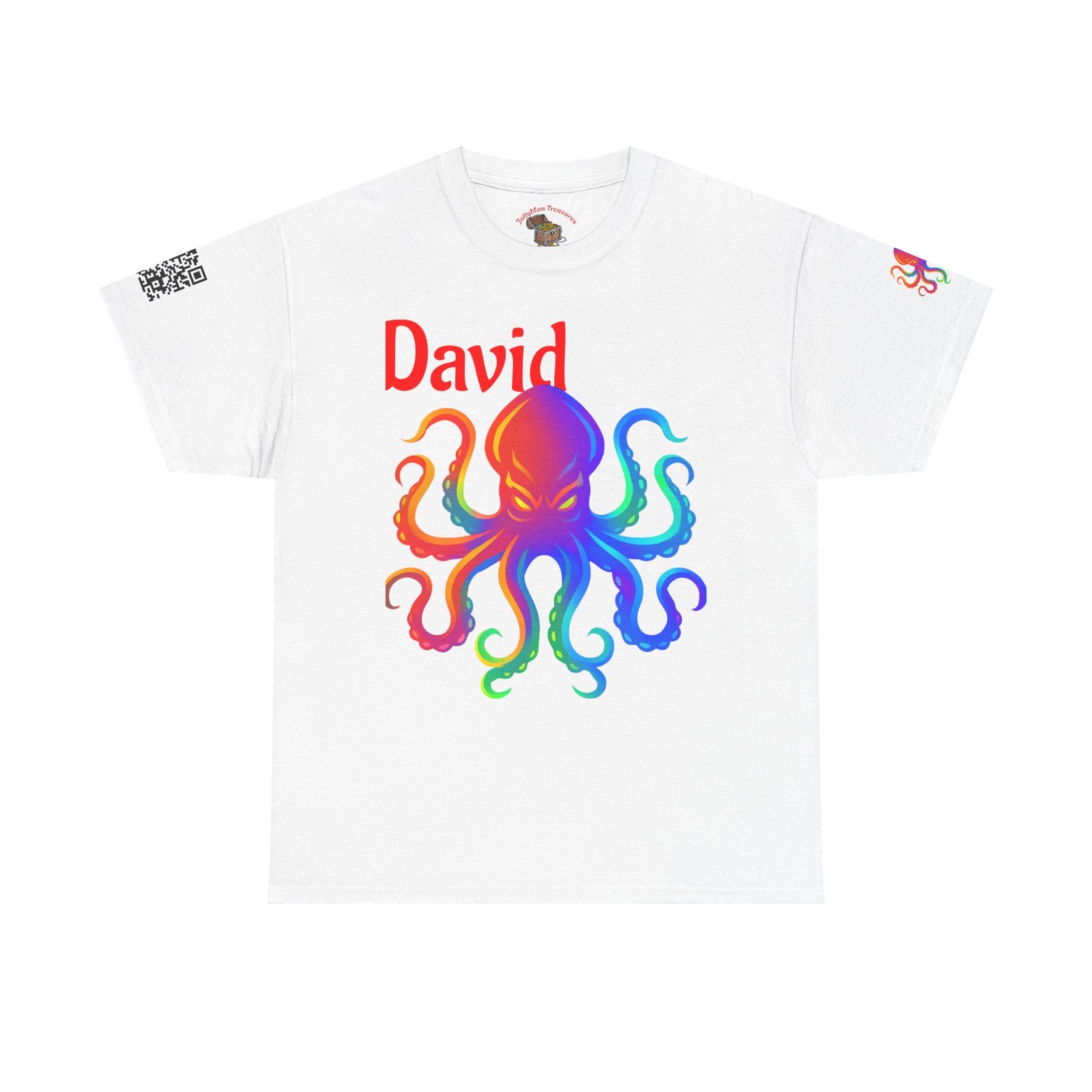 Personalized Colorful Kraken Graphic Tee - Image 3