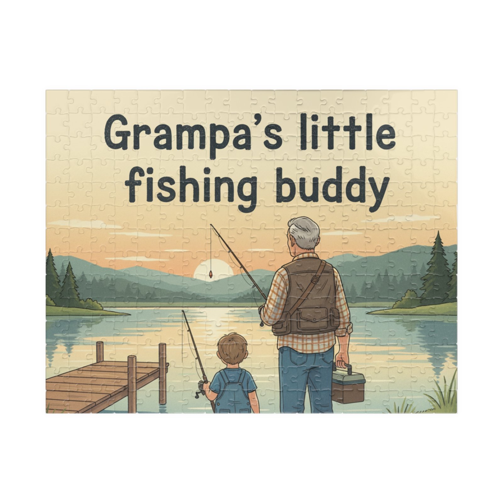 Fishing Buddy Puzzle for Grampa - Image 5