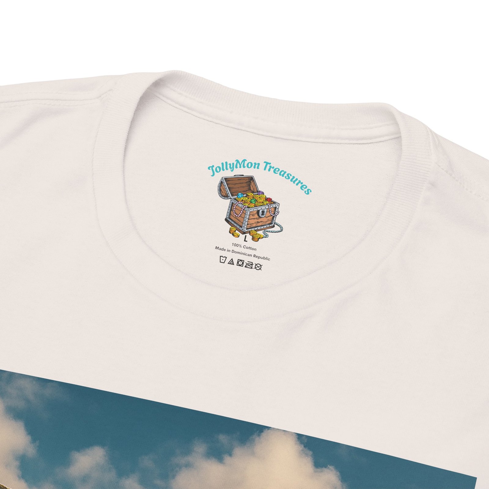 Personalized Faith Can Move Mountains Tee w/ Angel on Your Shoulder - Image 3