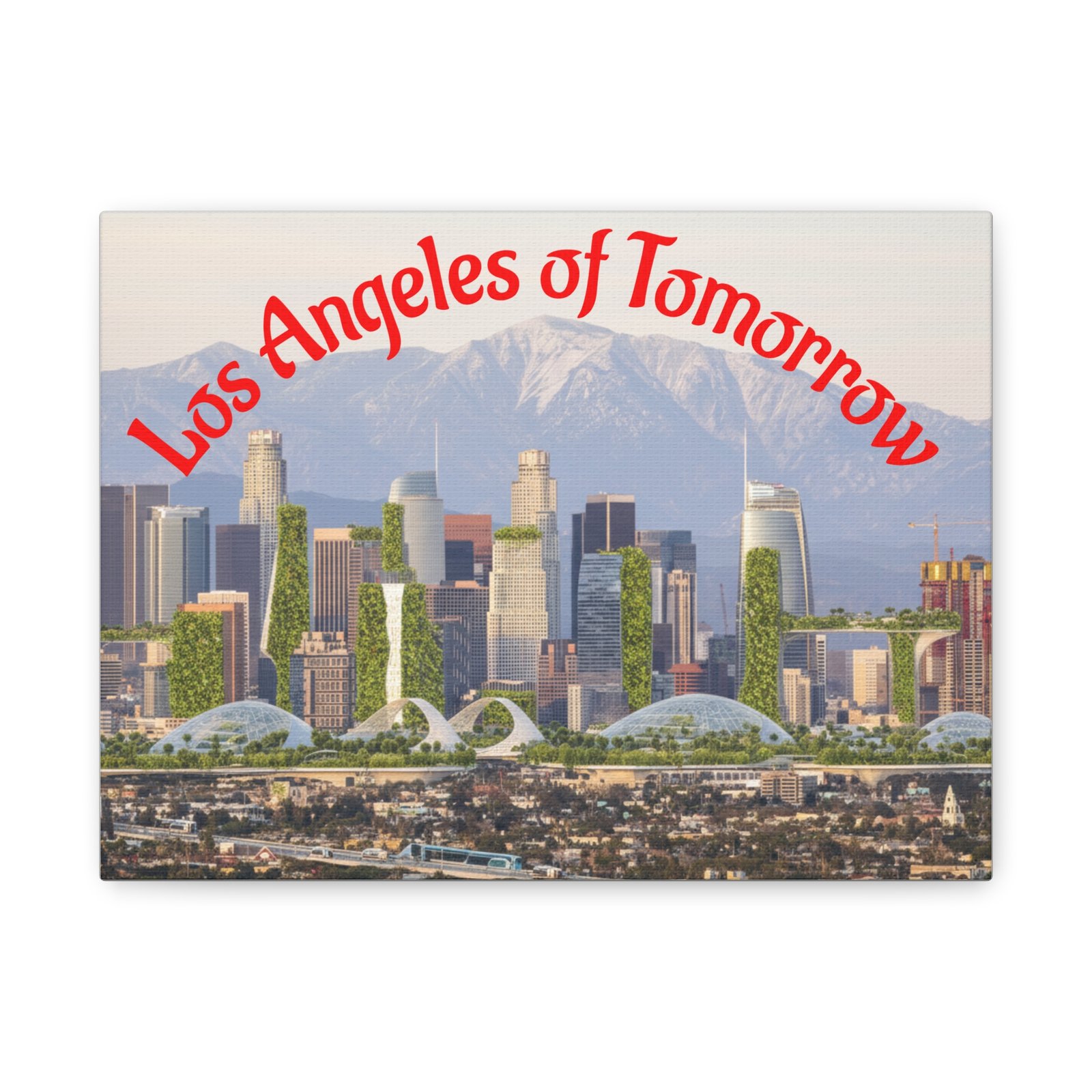 Los Angeles of Tomorrow Canvas Print - Image 2
