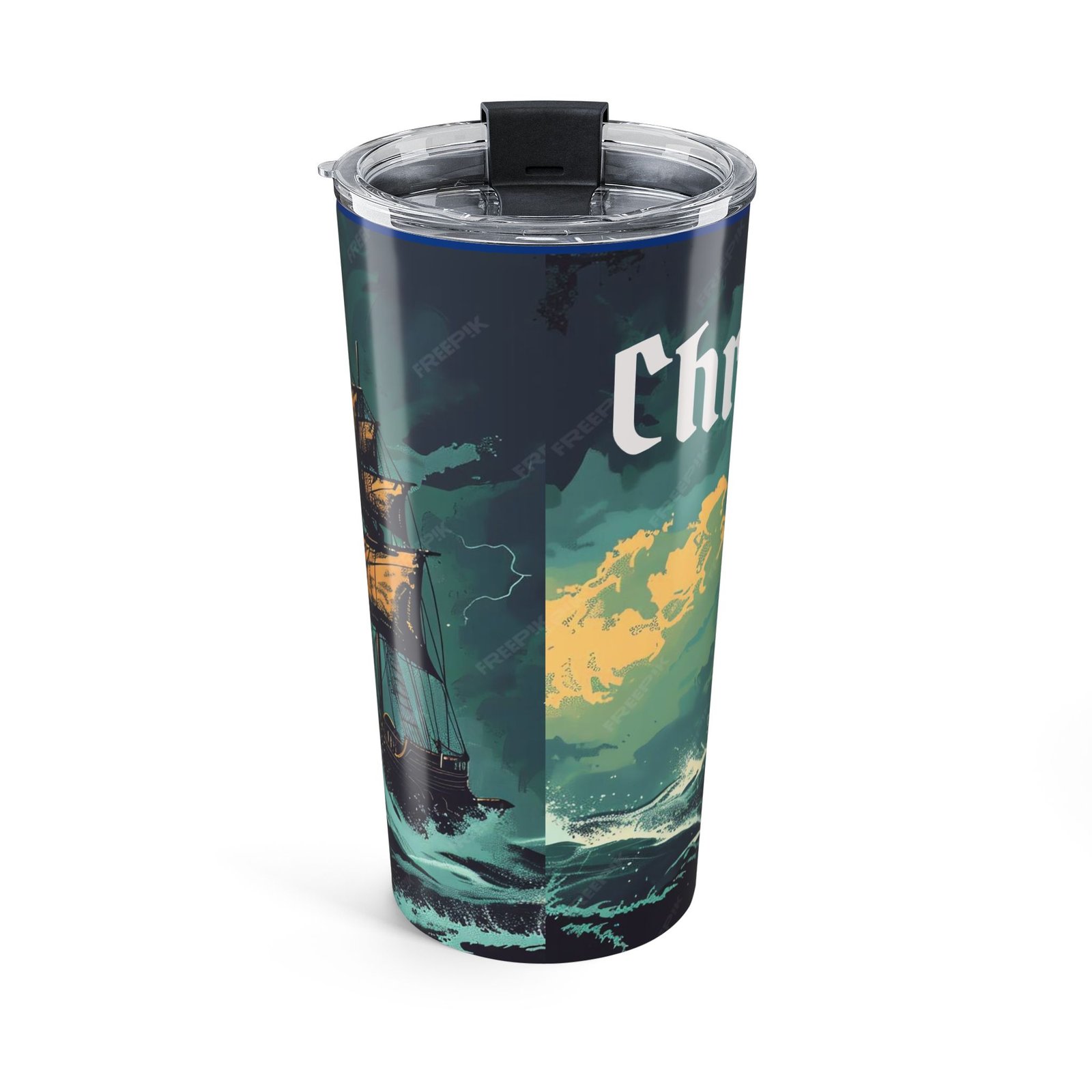Personalized Nautical Adventure Tumbler, 20oz - Image 2