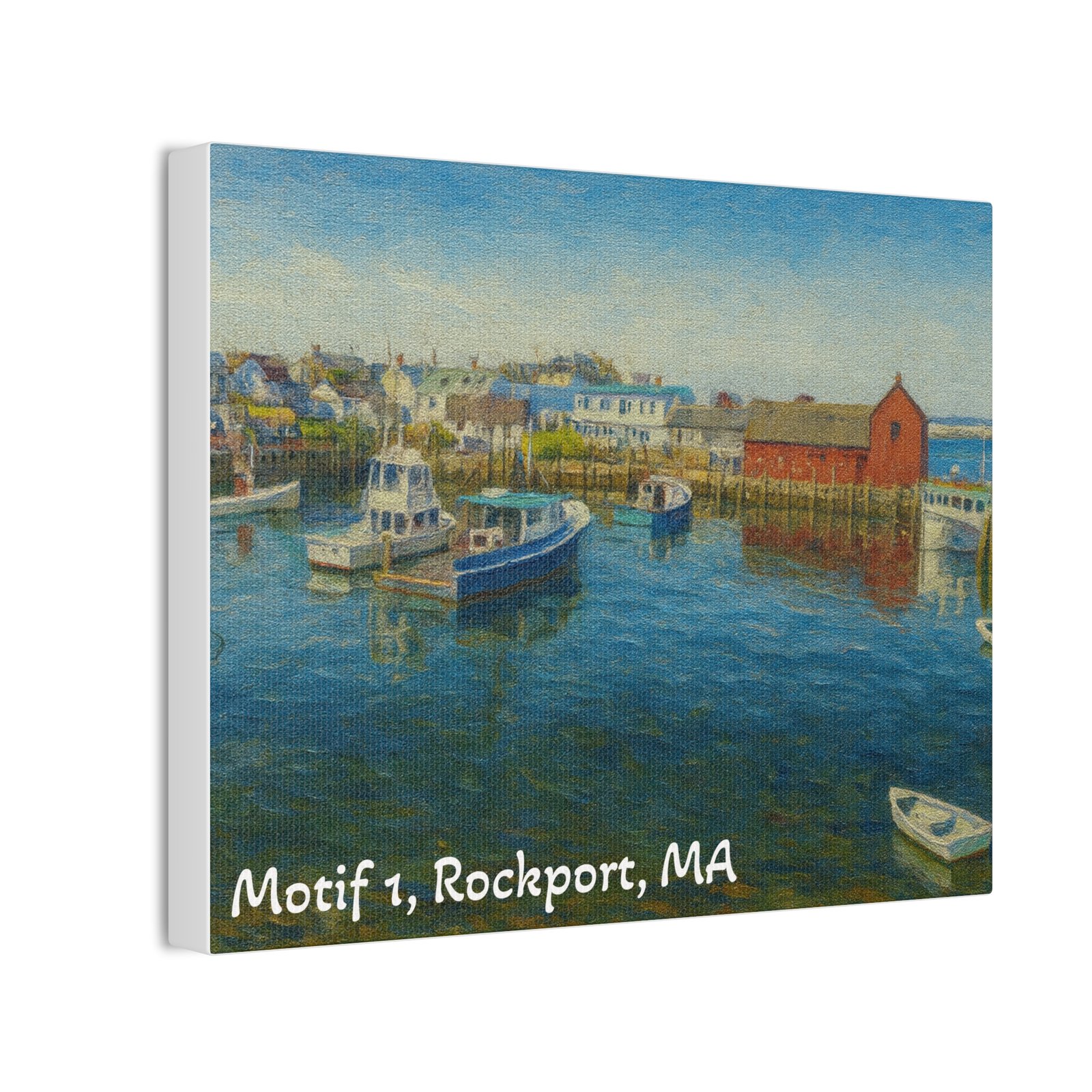 Coastal Landscape Canvas Print, Motif 1, Rockport, Massachusetts - Image 2