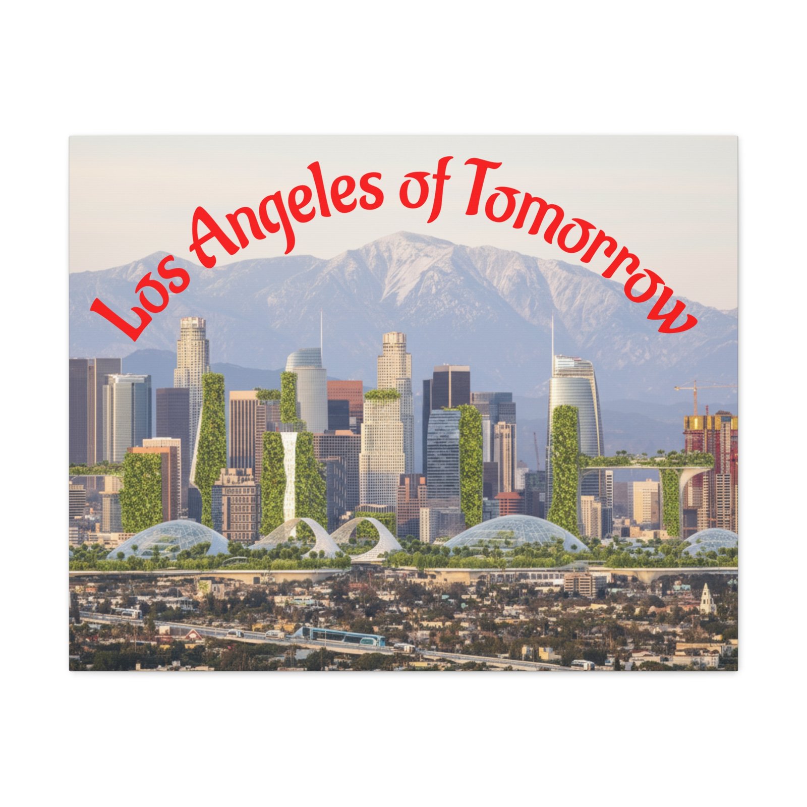 Los Angeles of Tomorrow Canvas Print - Image 9