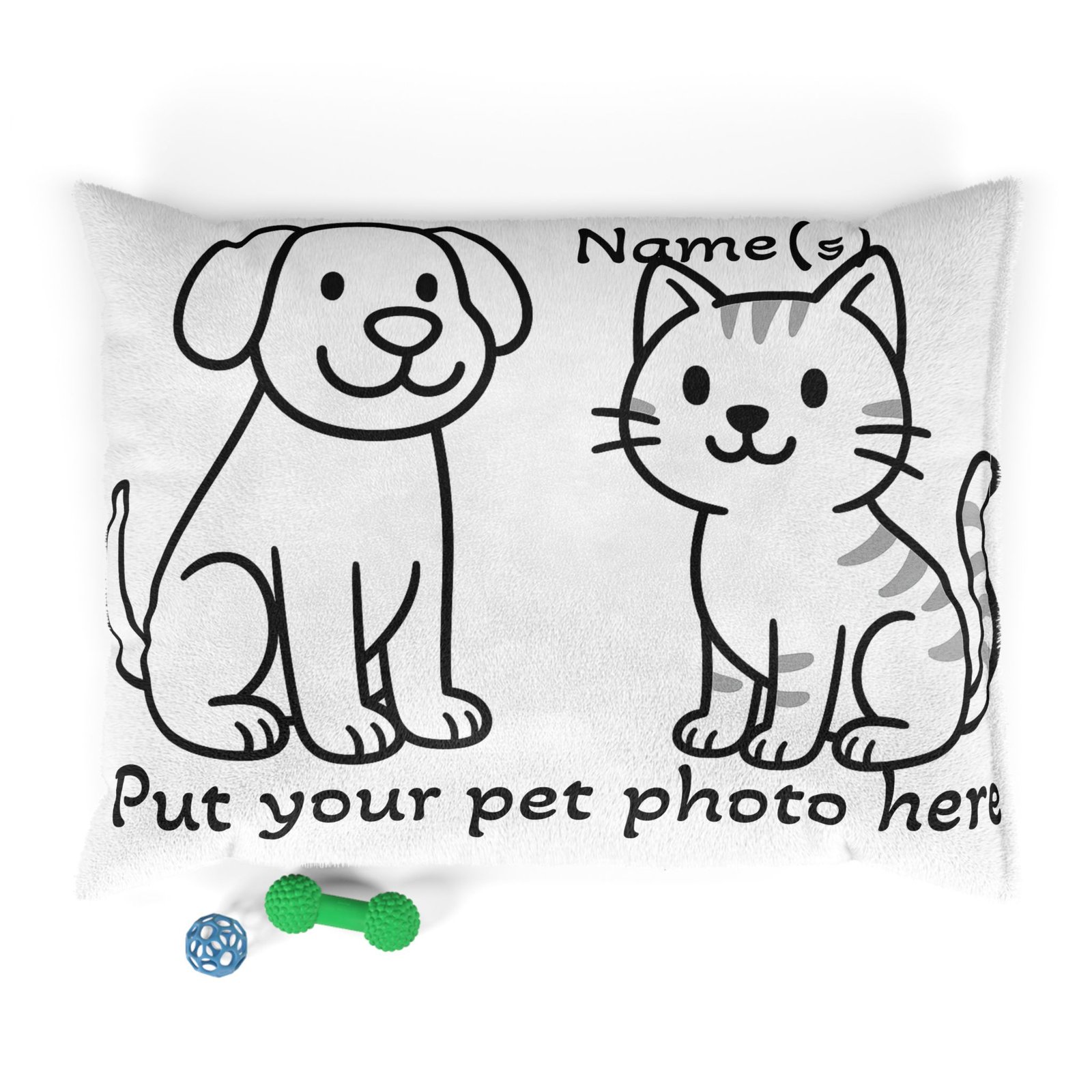 Personalized Pet Bed with Photo and Names - Image 7