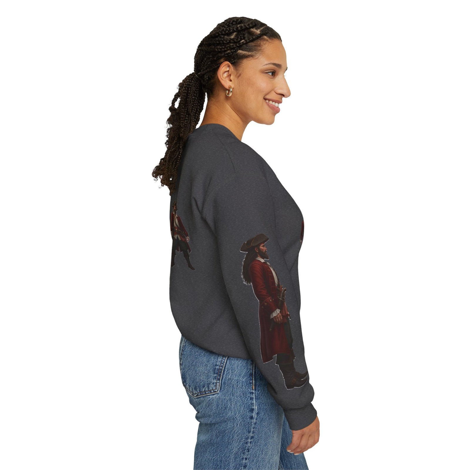 Personalized Pirate-Themed Unisex Sweatshirt - Image 8