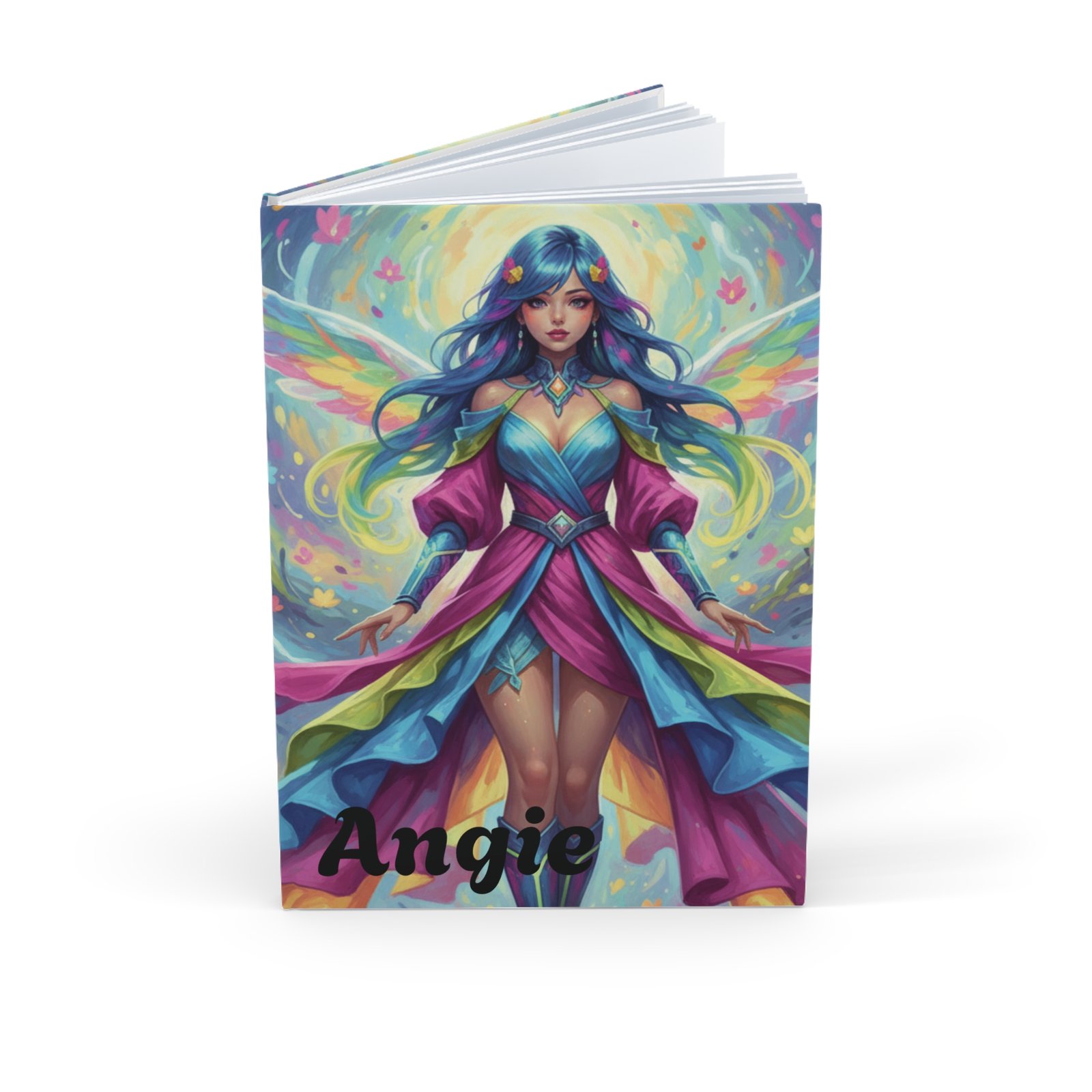 Fantasy Fairy Hardcover Journal, Personalized Notebook - Image 3