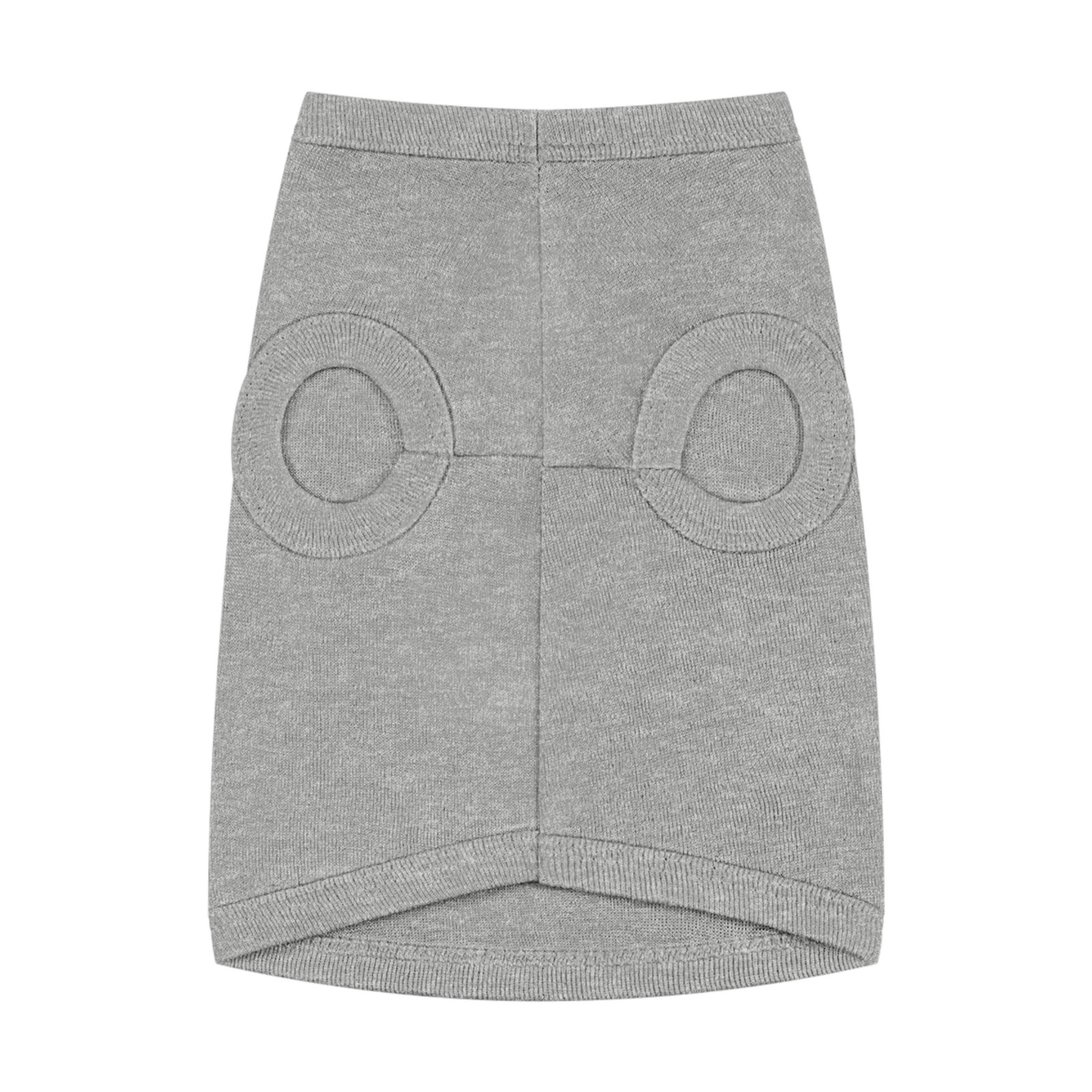 Personalized Pet Tank Top with Bone Print - Gray - Image 2