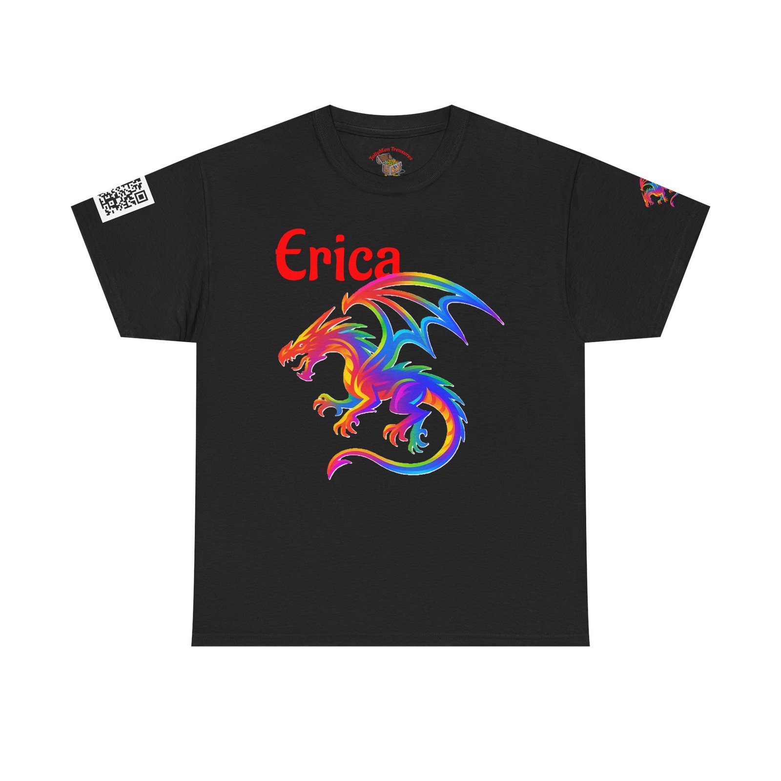 Personalized Colorful Dragon Graphic Tee - Image 5