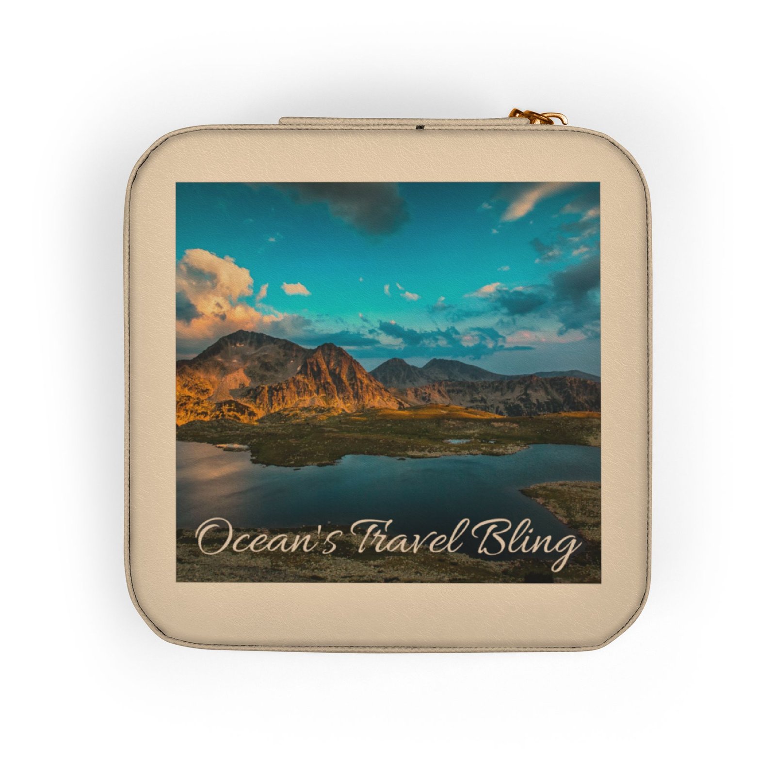 Personalized Elegant Jewelry Travel Case - Image 6