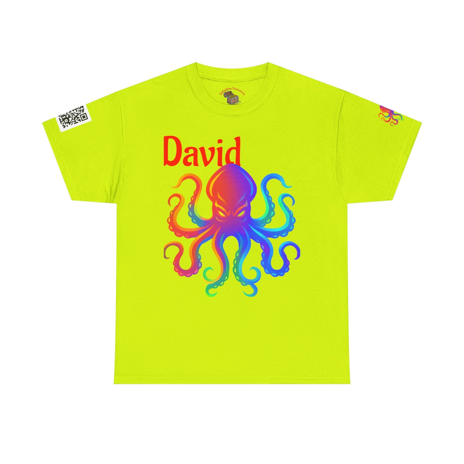 Personalized Colorful Kraken Graphic Tee - Image 7