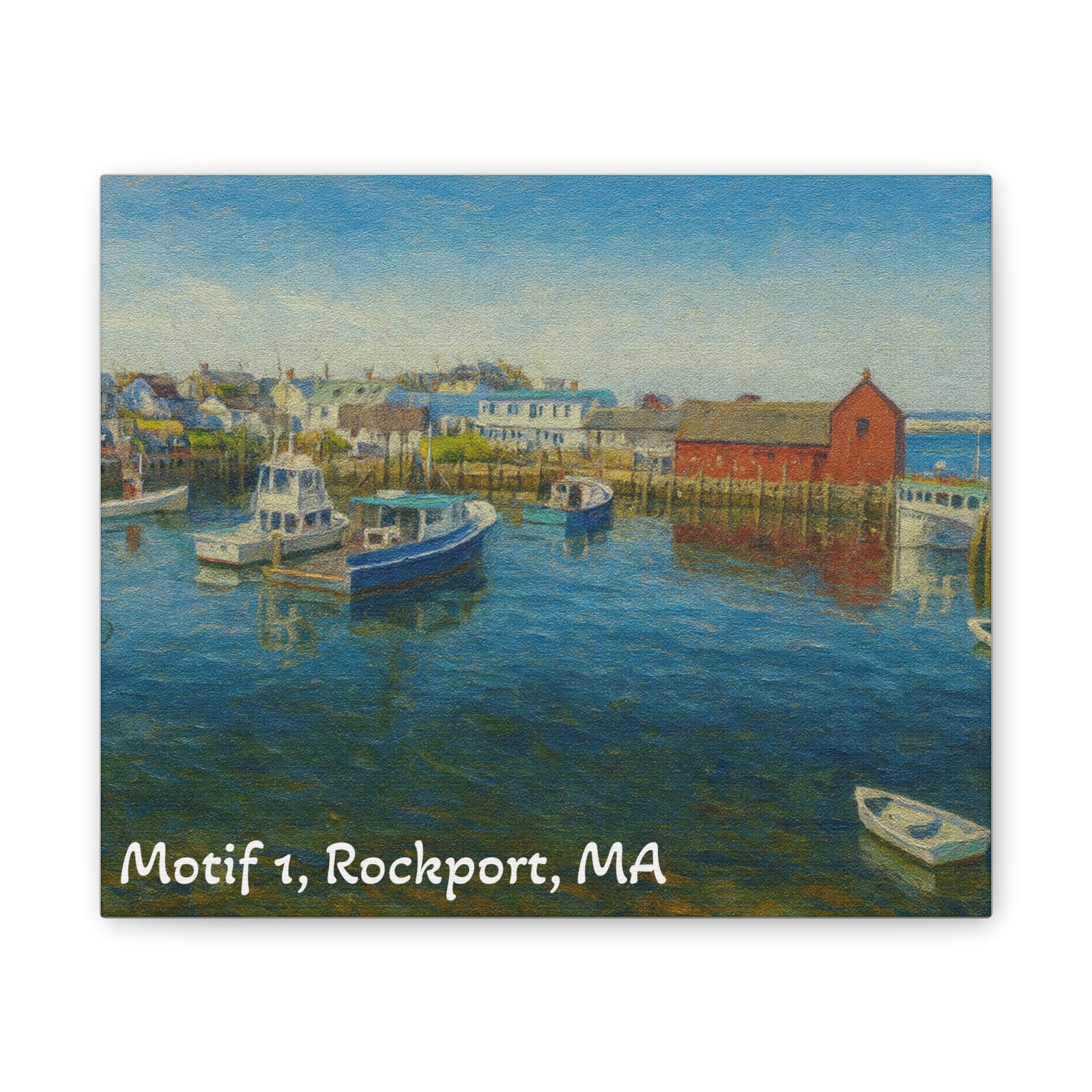 Coastal Landscape Canvas Print, Motif 1, Rockport, Massachusetts - Image 5