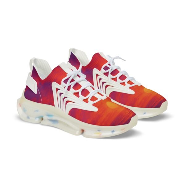Men's Mesh Sunset over the Ocean Sneakers