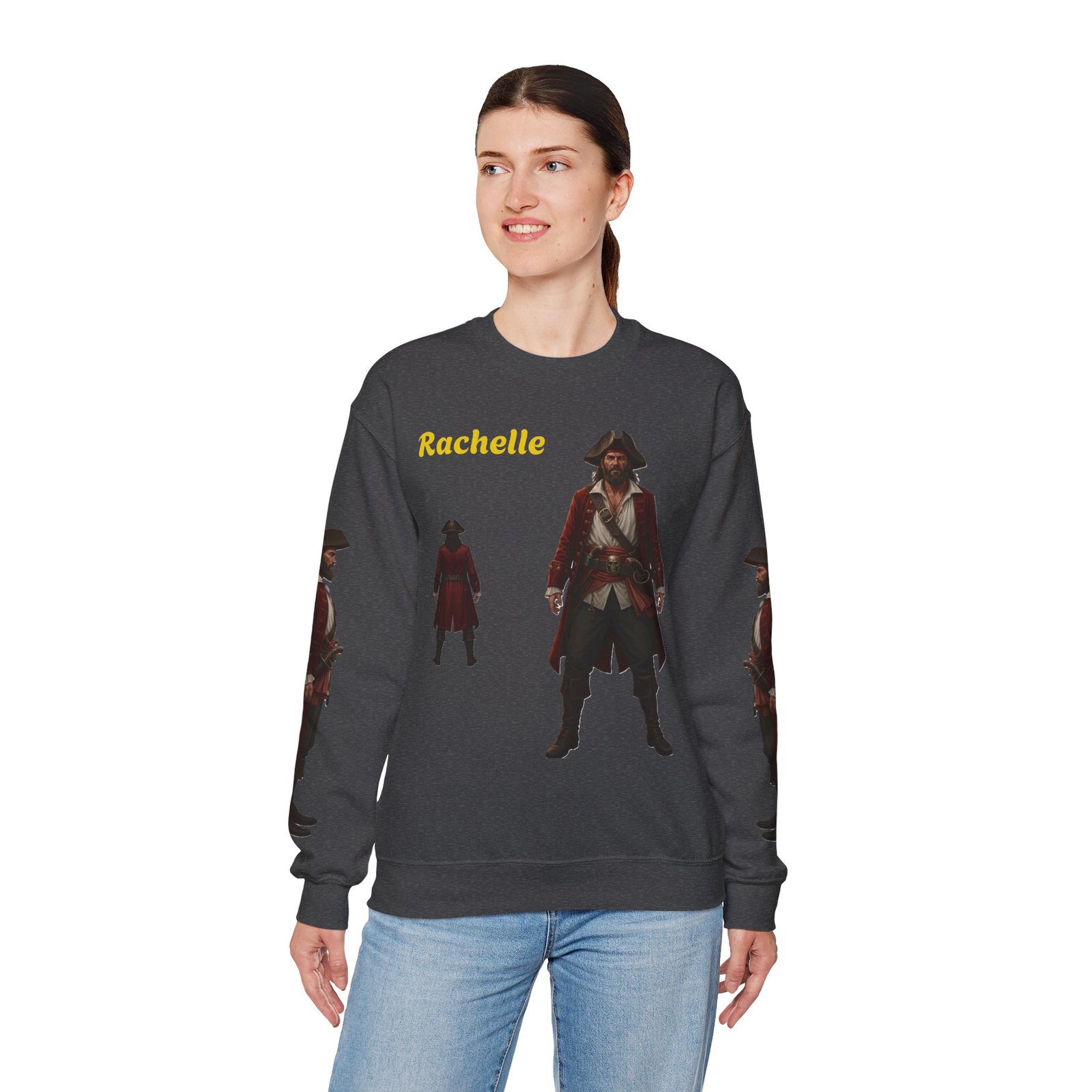 Personalized Pirate-Themed Unisex Sweatshirt - Image 7