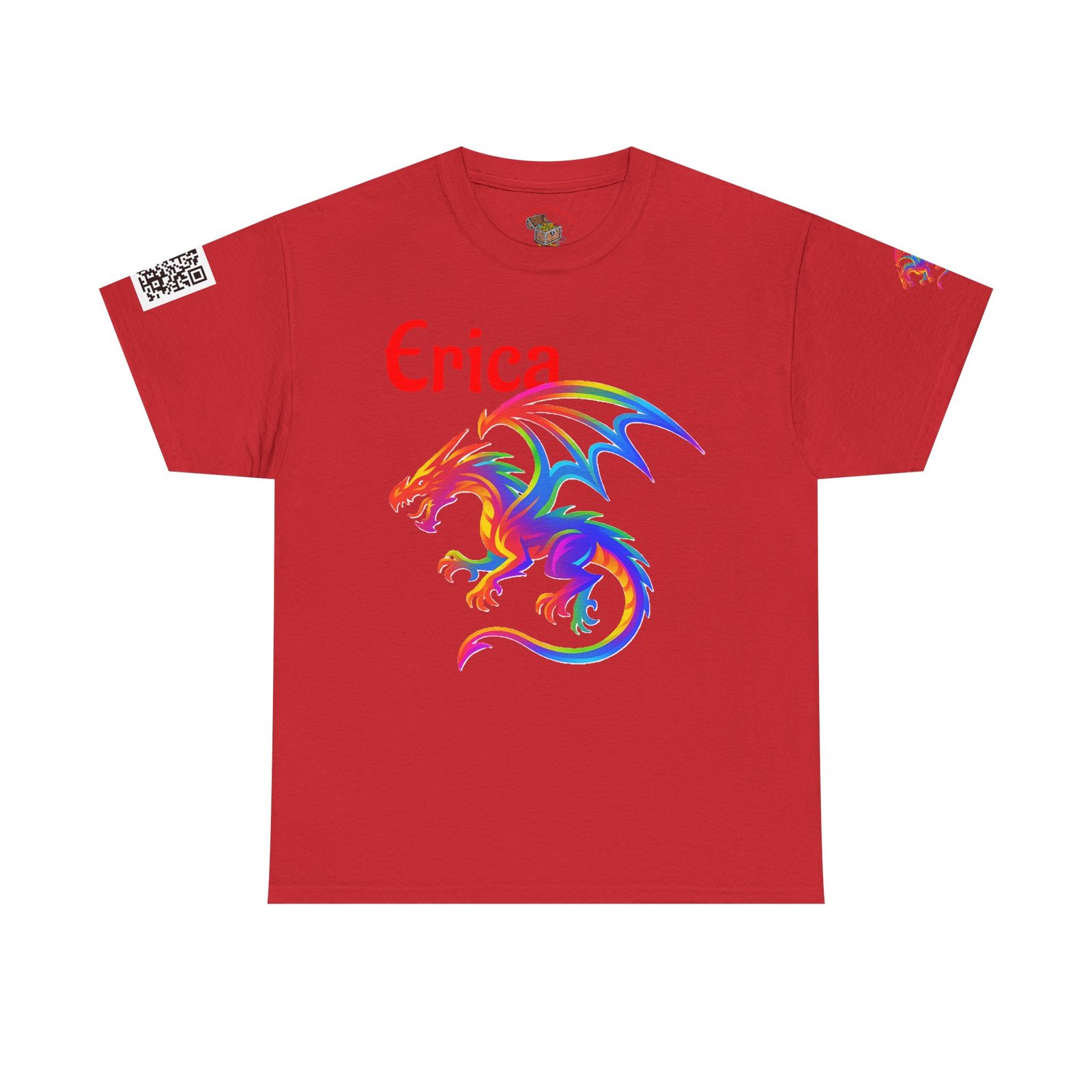 Personalized Colorful Dragon Graphic Tee - Image 12