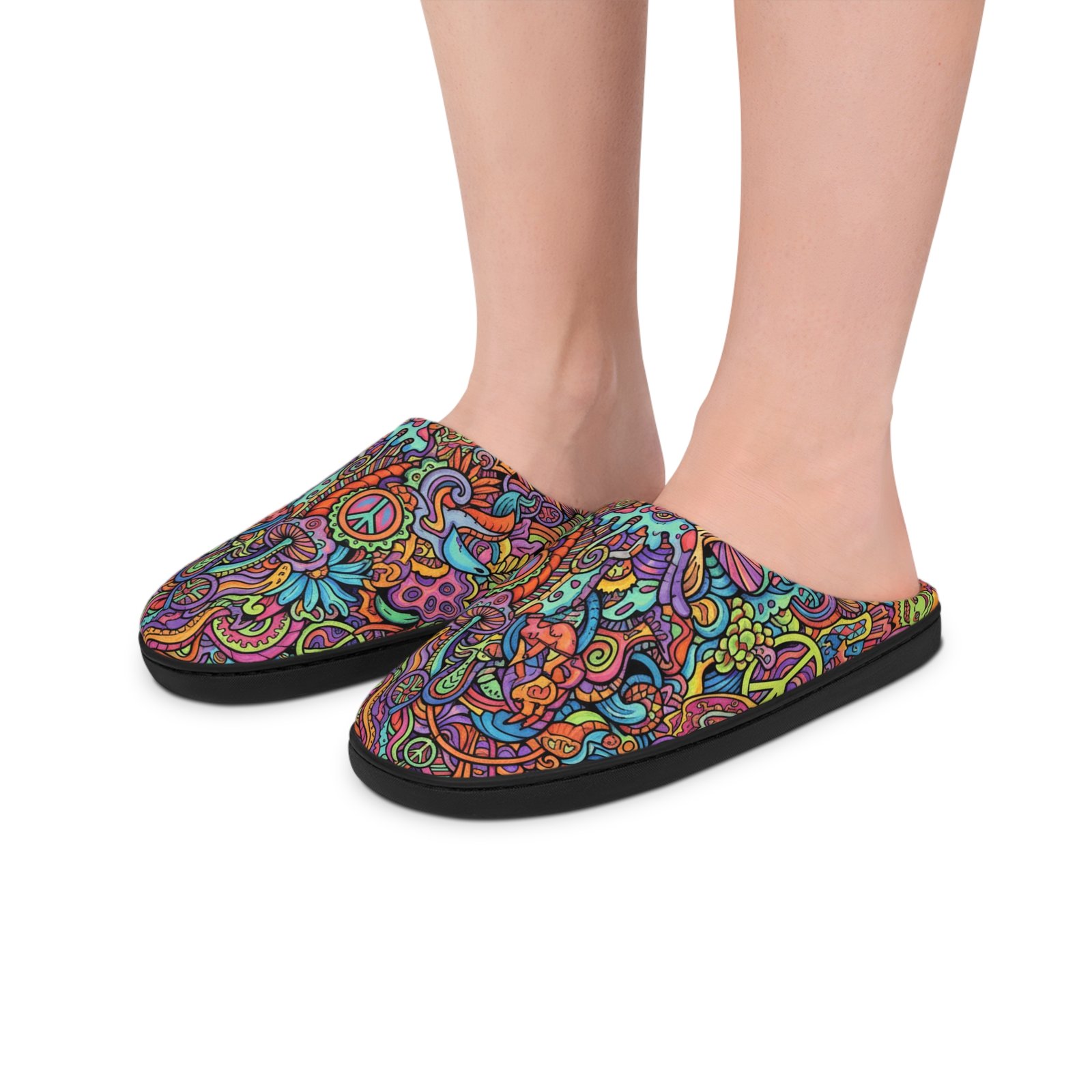 Vibrant Bohemian Women's Indoor Slippers - Image 5