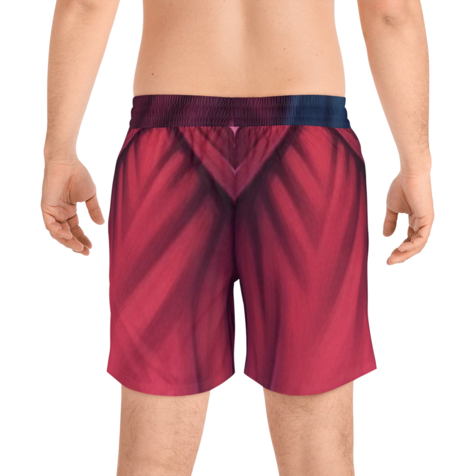 Stylish Men's Vibrant Fantasy Mid-Length Swim Shorts - Image 4