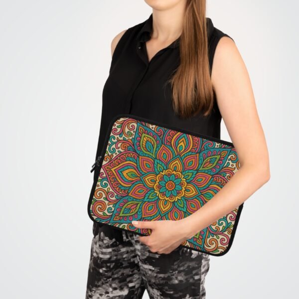 Vibrant Mandala Laptop Sleeve