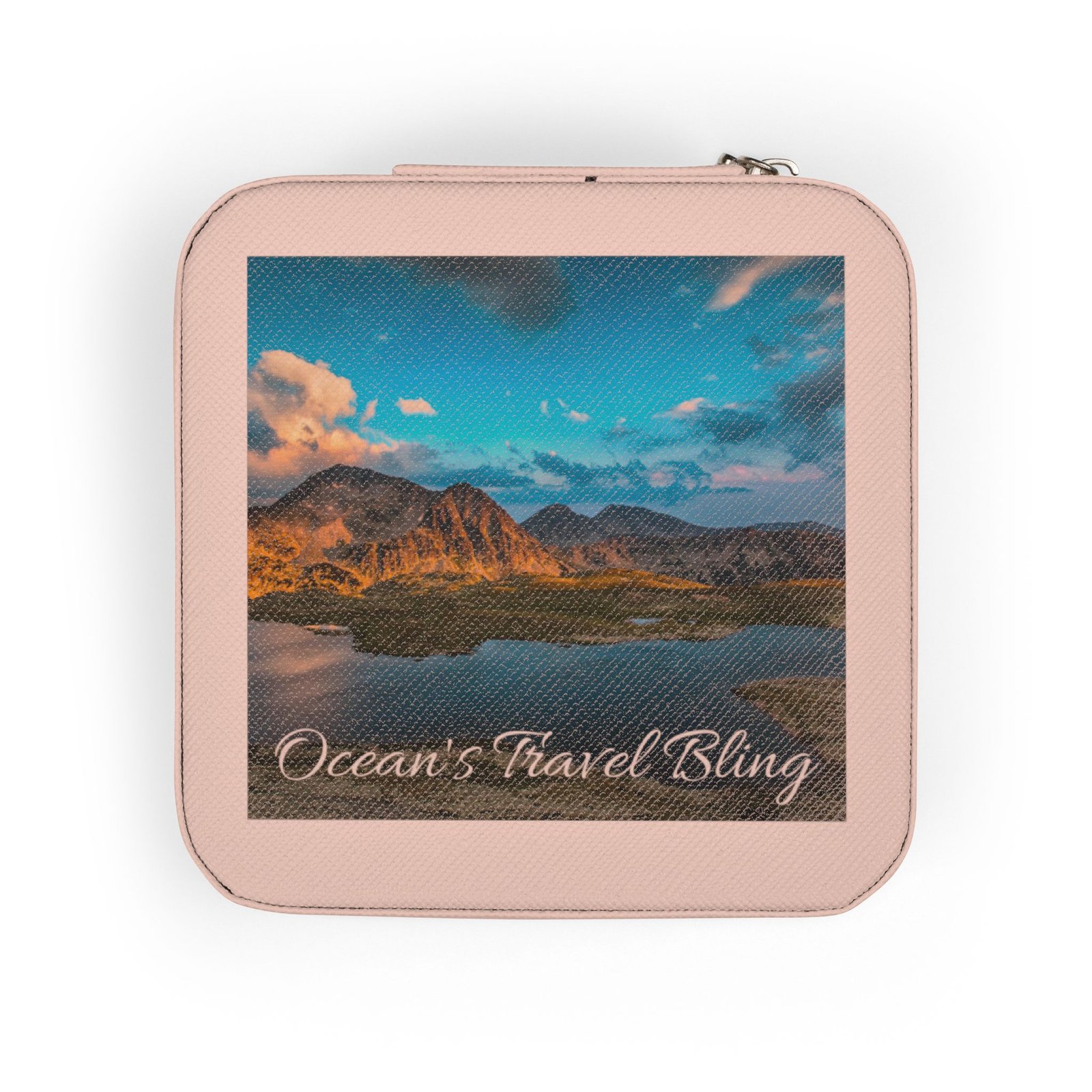 Personalized Elegant Jewelry Travel Case - Image 3