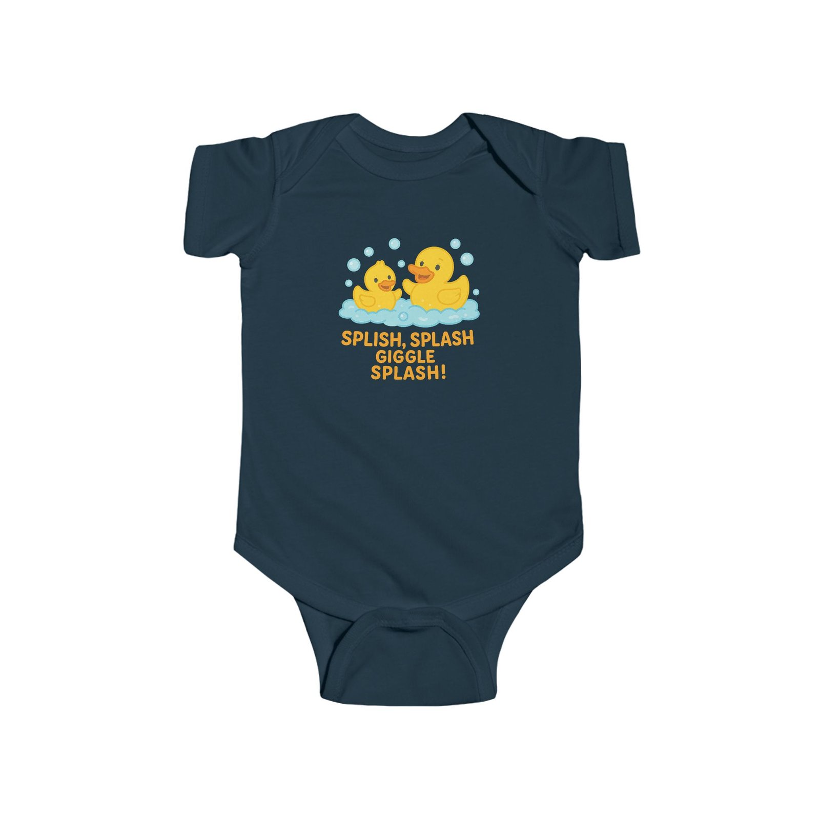 Splish Splash Giggle Splash Cute Baby Bodysuit - Image 16