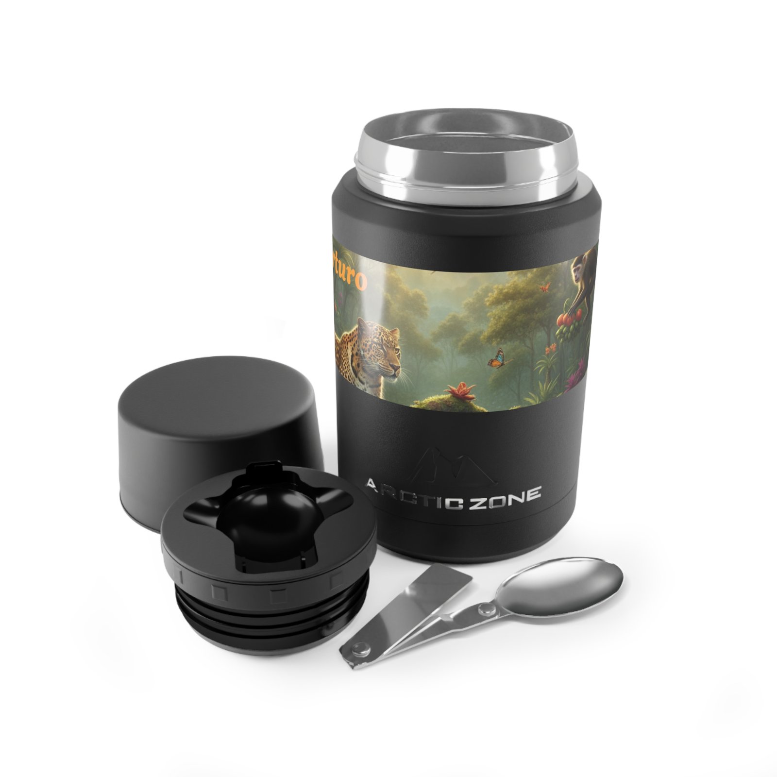 Personalized Spotted Leopard Food Storage - Insulated Titan Flask - Image 5