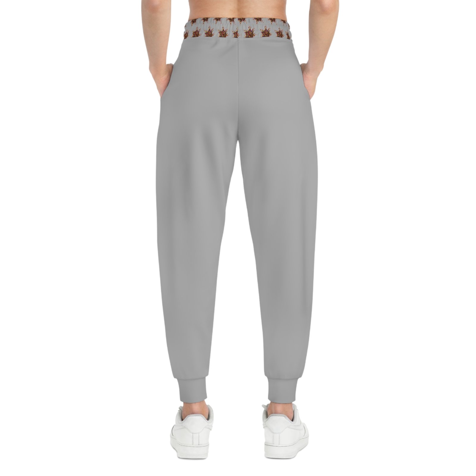 Trendy Athletic Joggers with Unique Design - Image 3