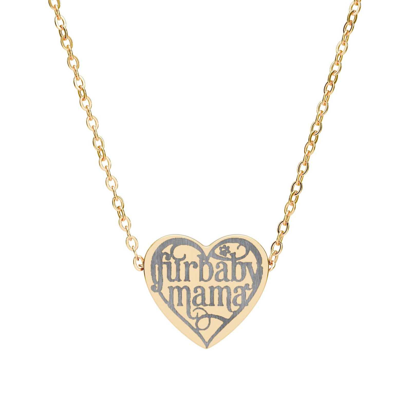 Engraved Heart Necklace for Furbaby Moms - Image 5
