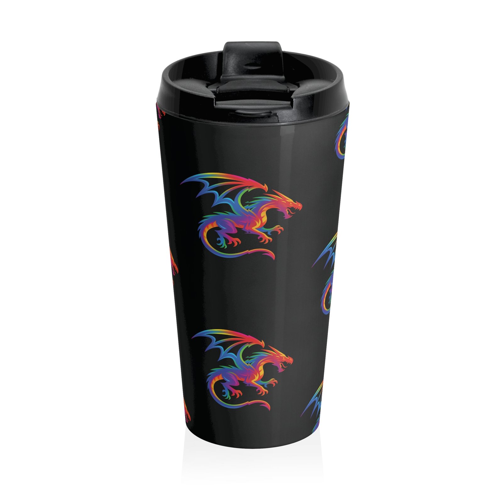 Vibrant Personalized Dragon Travel Mug - Image 2