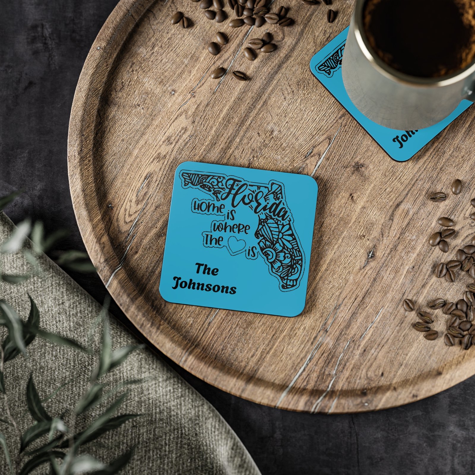 Florida Coasters - Turquoise