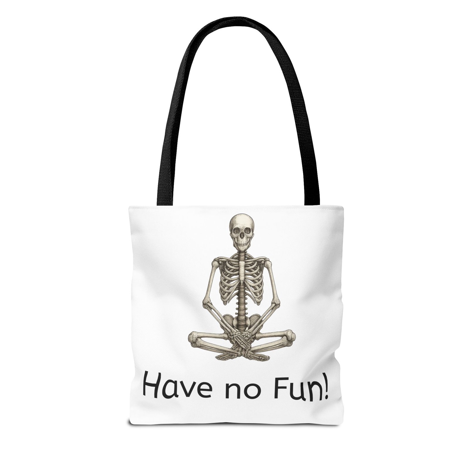 Personalized Funny Skeleton Tote Bag - Image 4