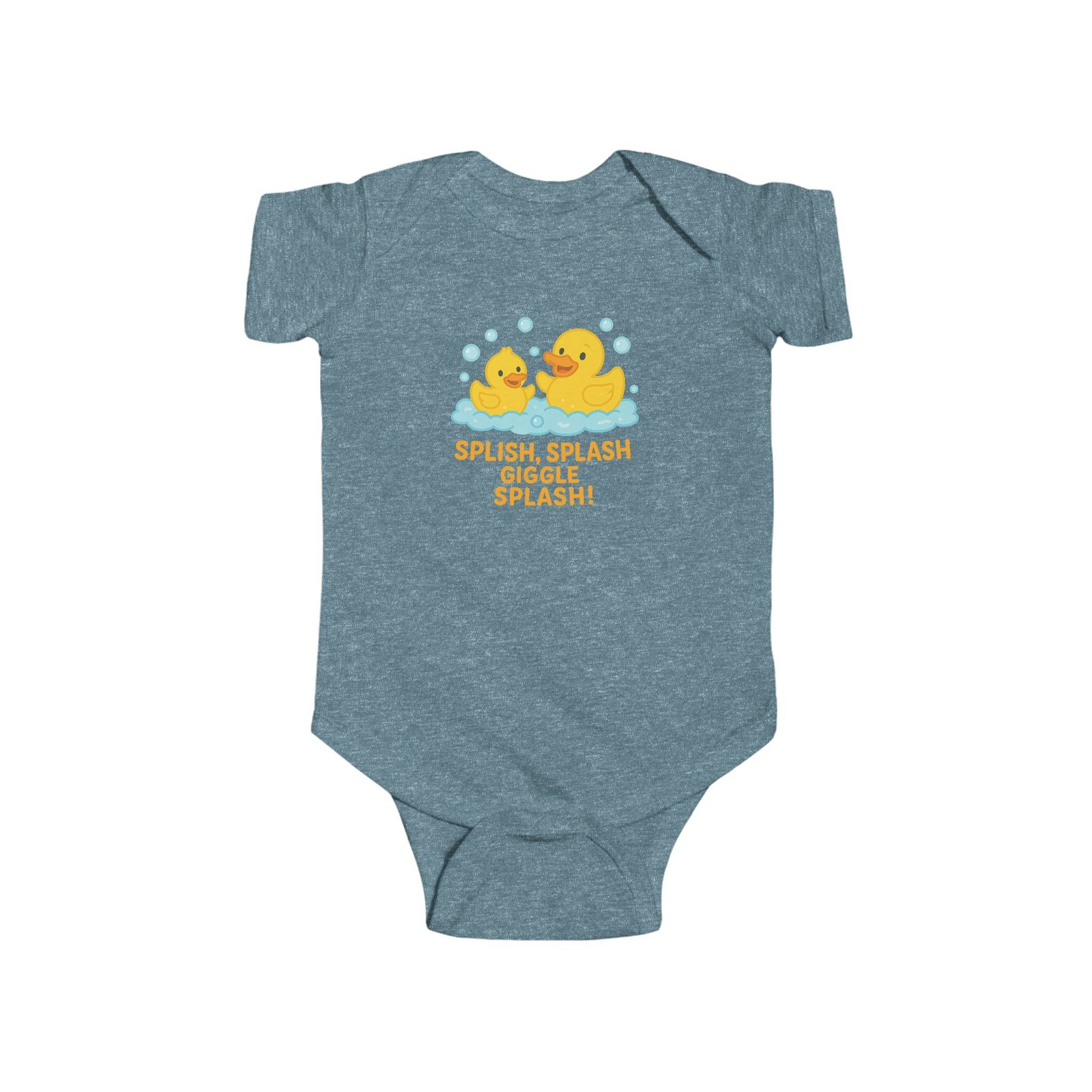 Splish Splash Giggle Splash Cute Baby Bodysuit - Image 8