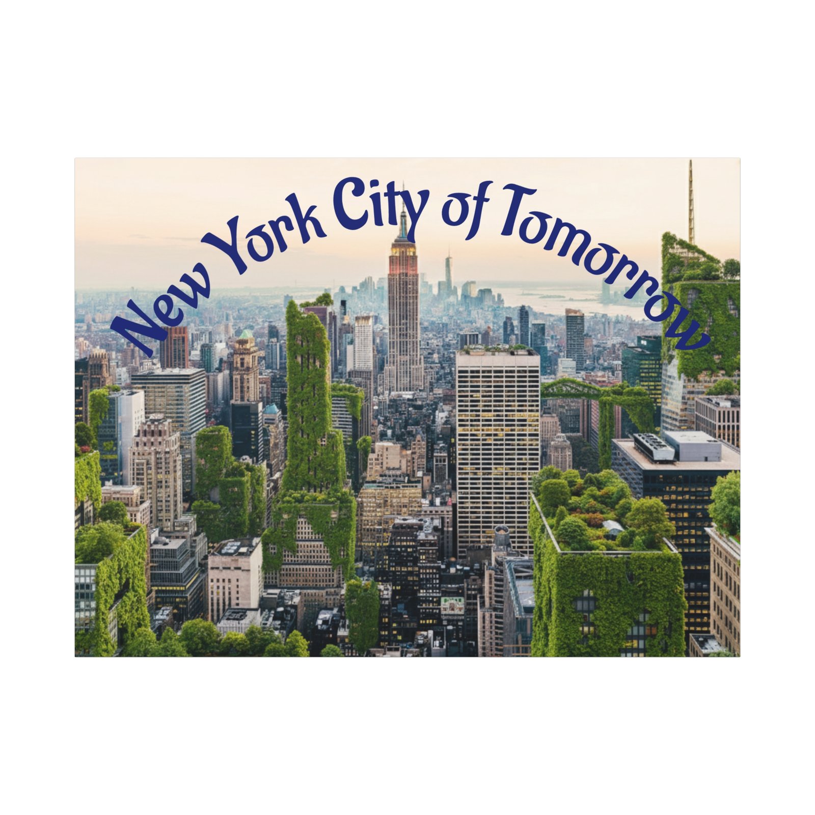 New York City of Tomorrow Canvas Print - Image 12