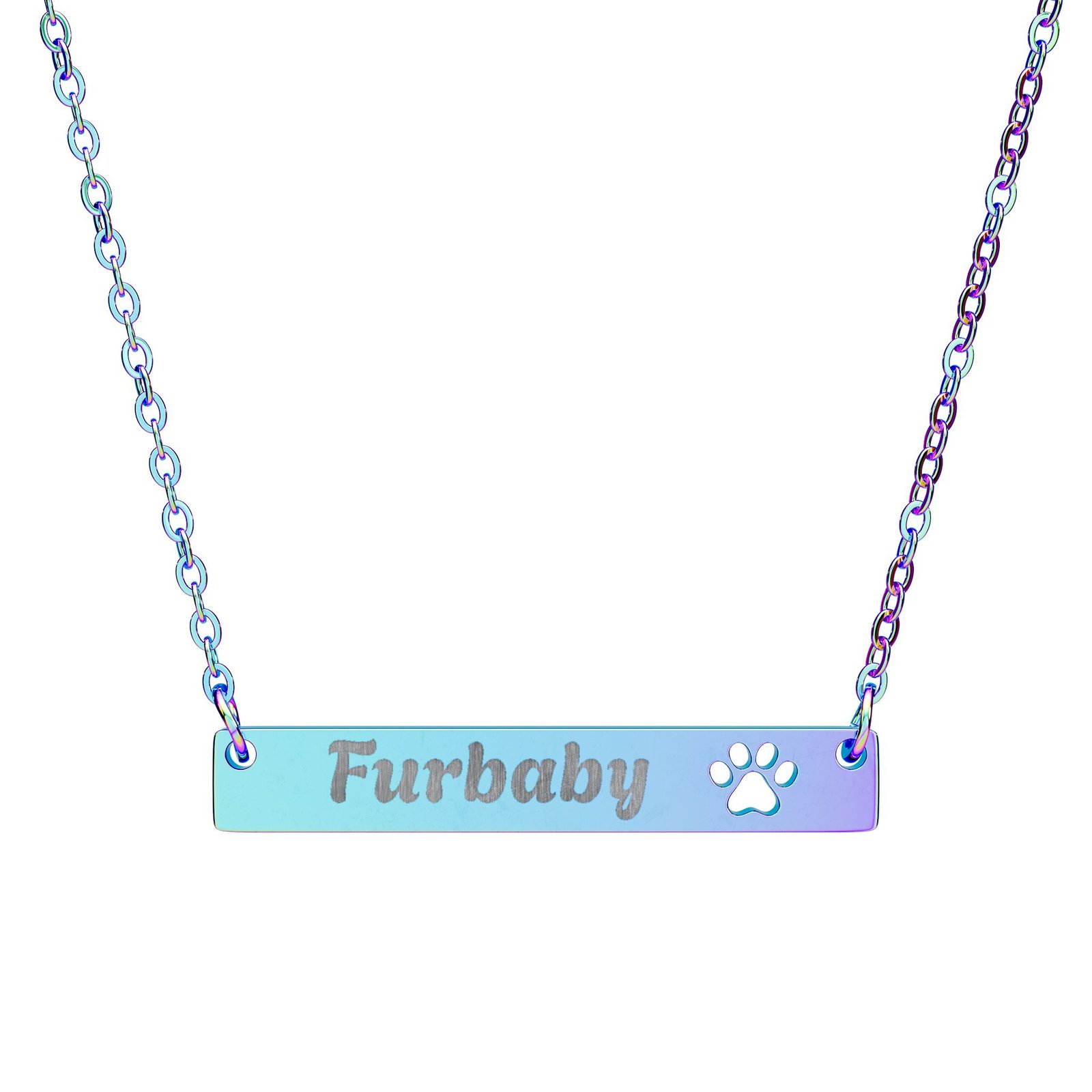 Fur-Dedicated Paw Necklace Personalized Pet Jewelry - Image 5