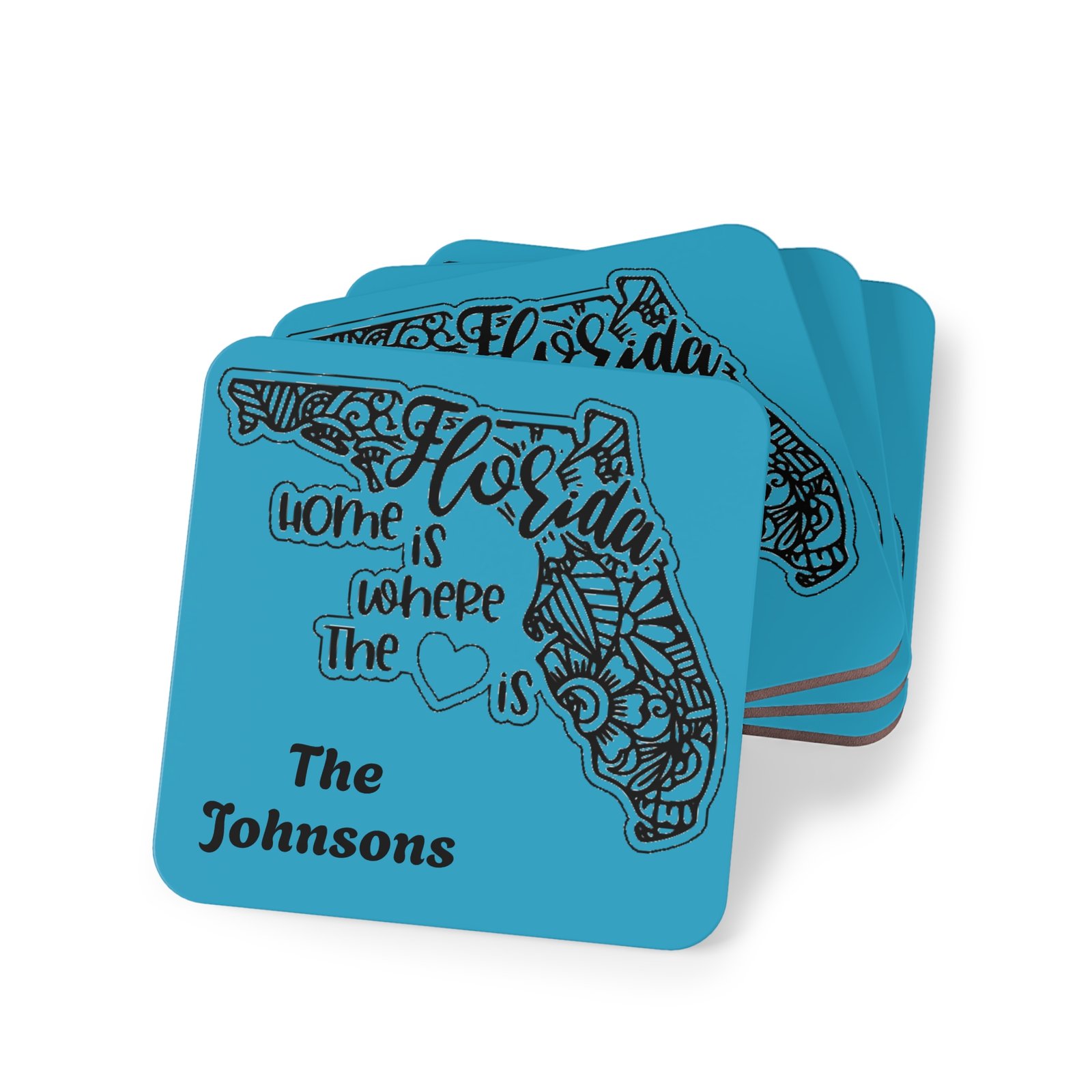 Florida Coasters - Turquoise - Image 3