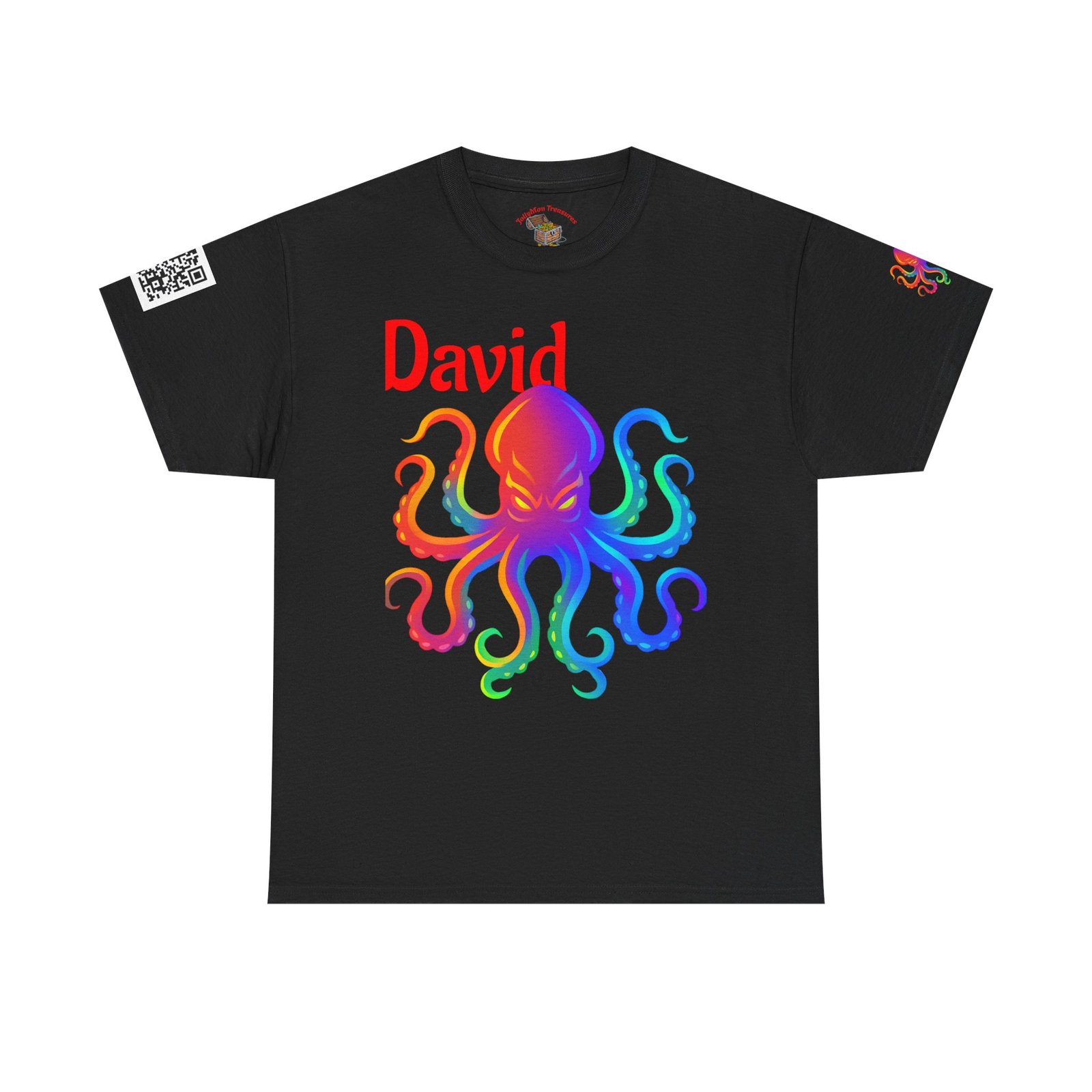 Personalized Colorful Kraken Graphic Tee - Image 2