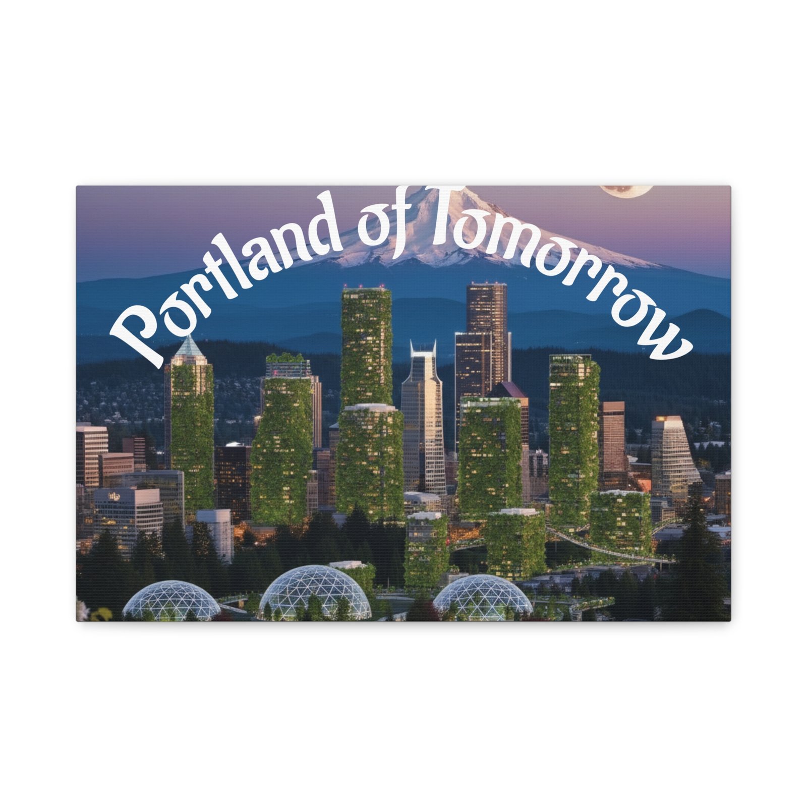 Portland of Tomorrow Canvas Print - Image 5
