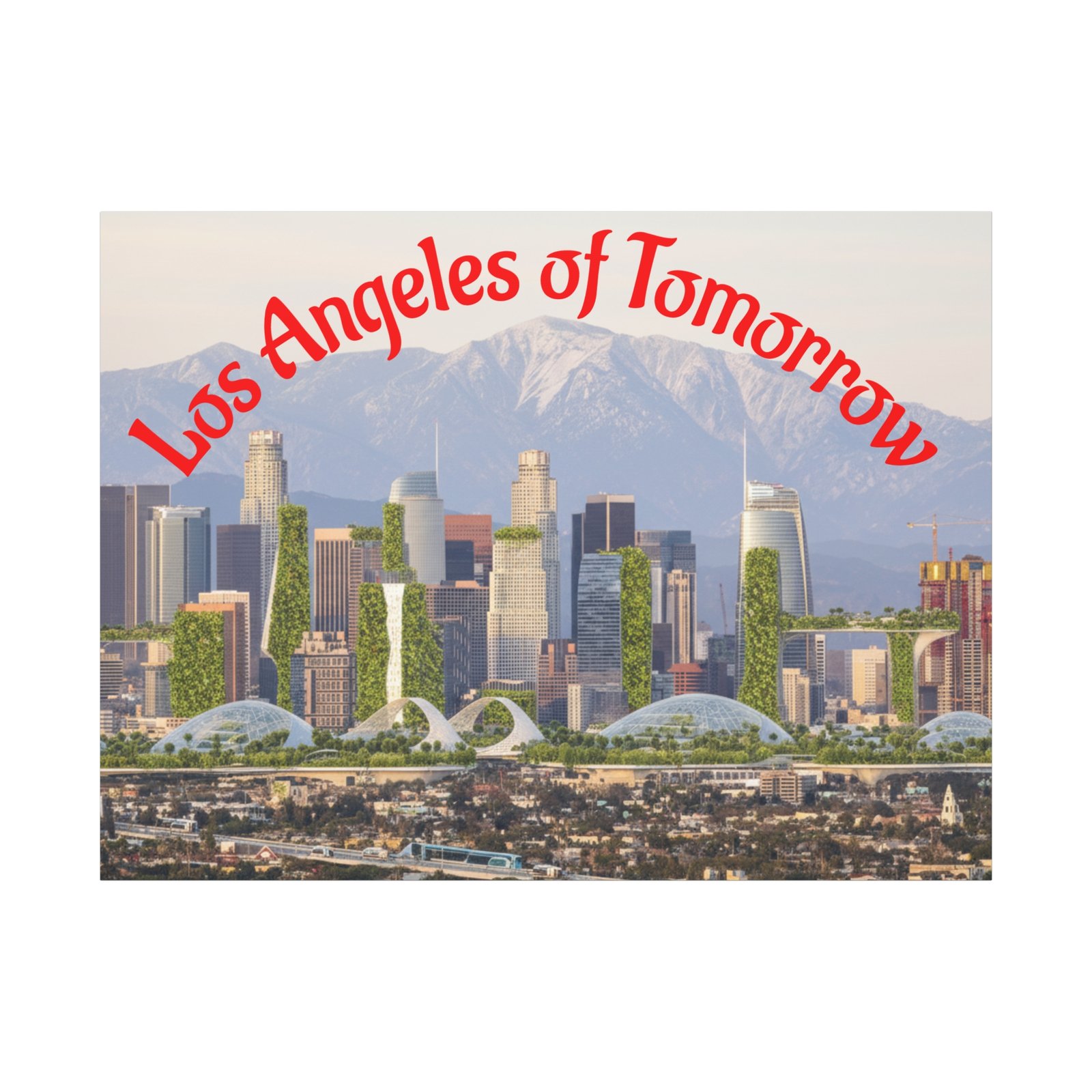 Los Angeles of Tomorrow Canvas Print - Image 12