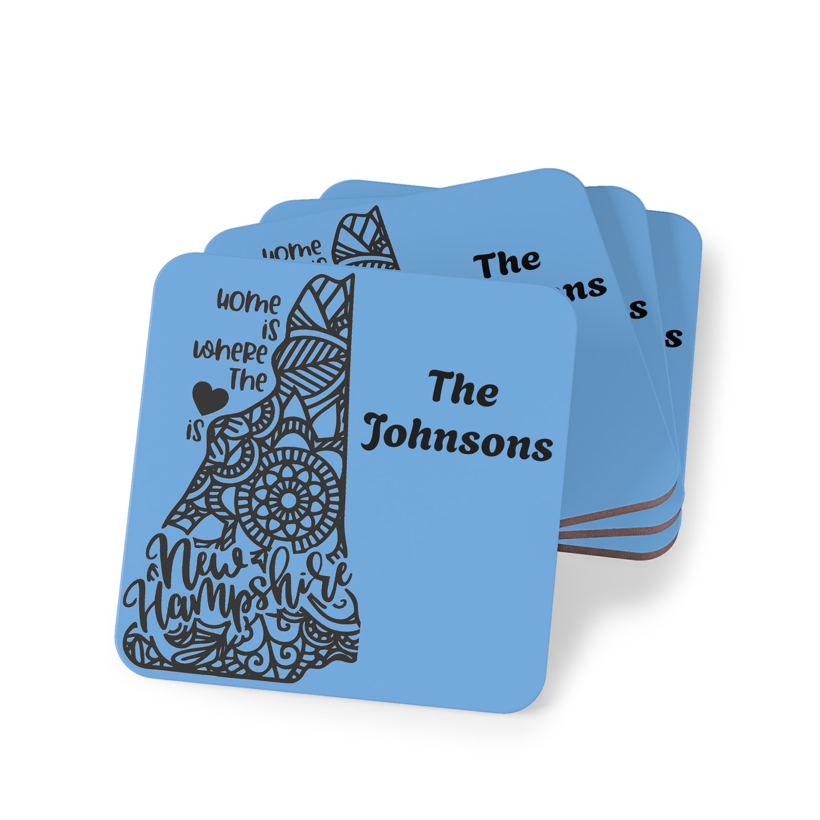 New Hampshire Coasters - Light Blue - Image 3