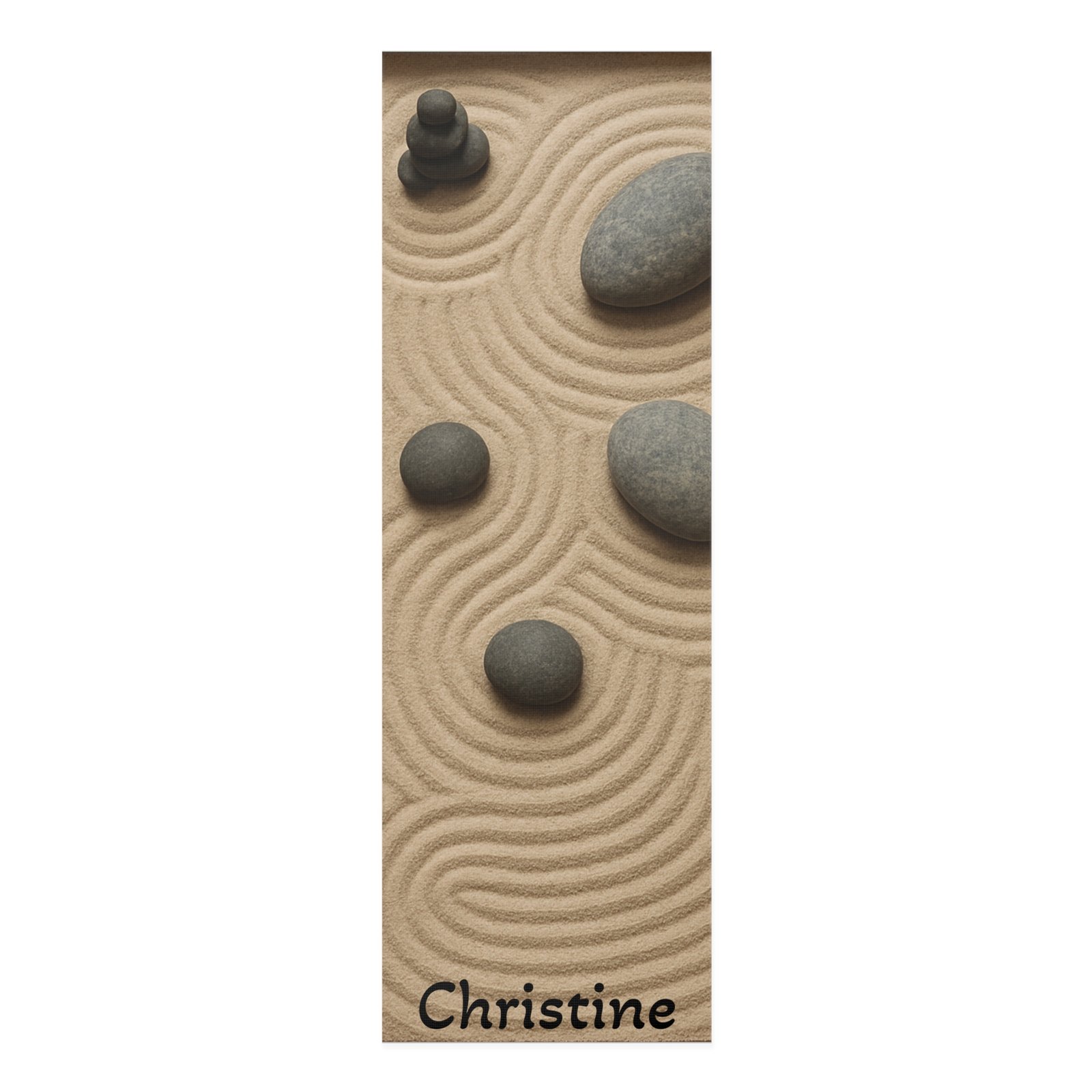 Personalized Serene Zen Garden Foam Yoga Mat