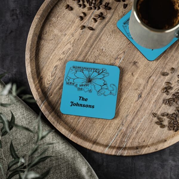 Massachusetts Coasters - Turquoise