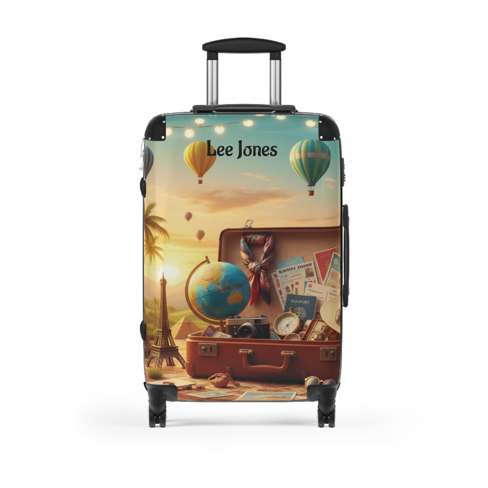 Personalized Wanderlust Travel Suitcase - Image 8