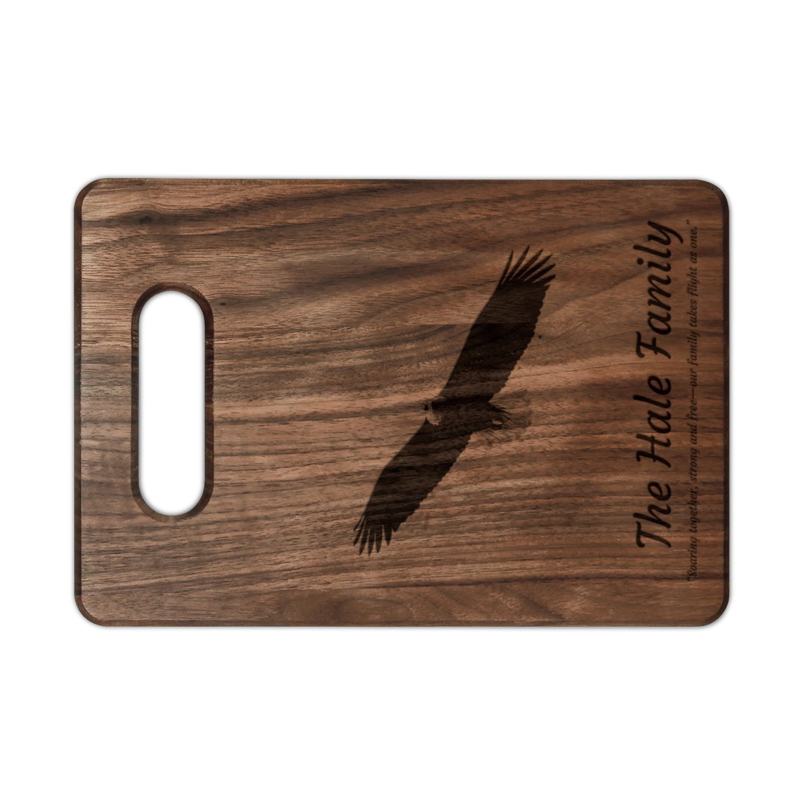 Personalized Wooden Cutting Board with Handle - Image 3